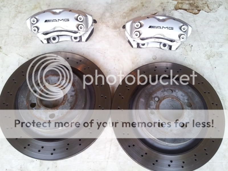 FS W220 S65 Brakes and S600 Brakes Full Braking Calipers Rotors